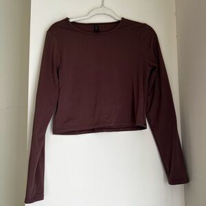Cotton On Body Long Sleeve Top in Deep Brown